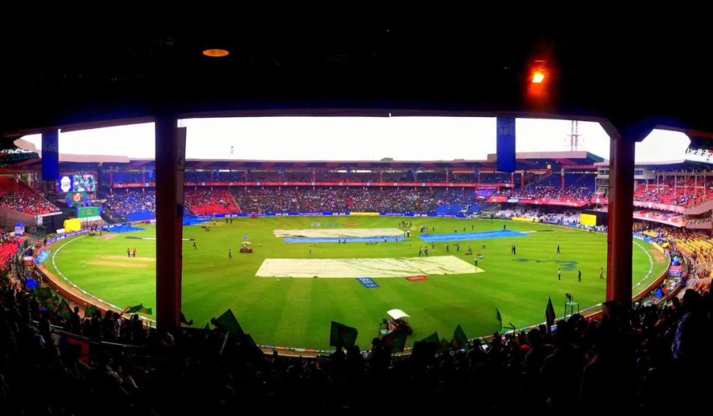 M Chinnaswamy Stadium Boundary Length